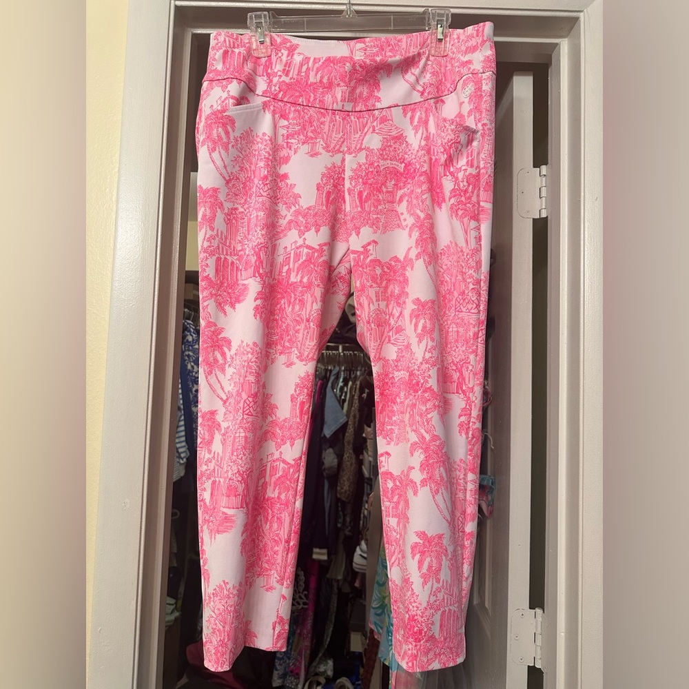 EUC Lilly Pulitzer Corso Crop Anniversary Toile - Picture 3 of 6